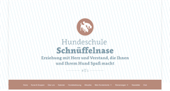 Desktop Screenshot of hs-schnueffelnase.de
