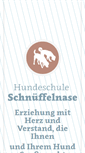Mobile Screenshot of hs-schnueffelnase.de