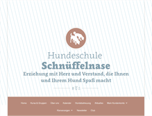 Tablet Screenshot of hs-schnueffelnase.de